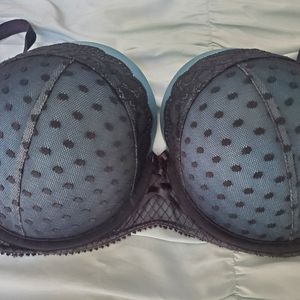 Torrid Lace Accent Push-Up Demi Bra 40 DD